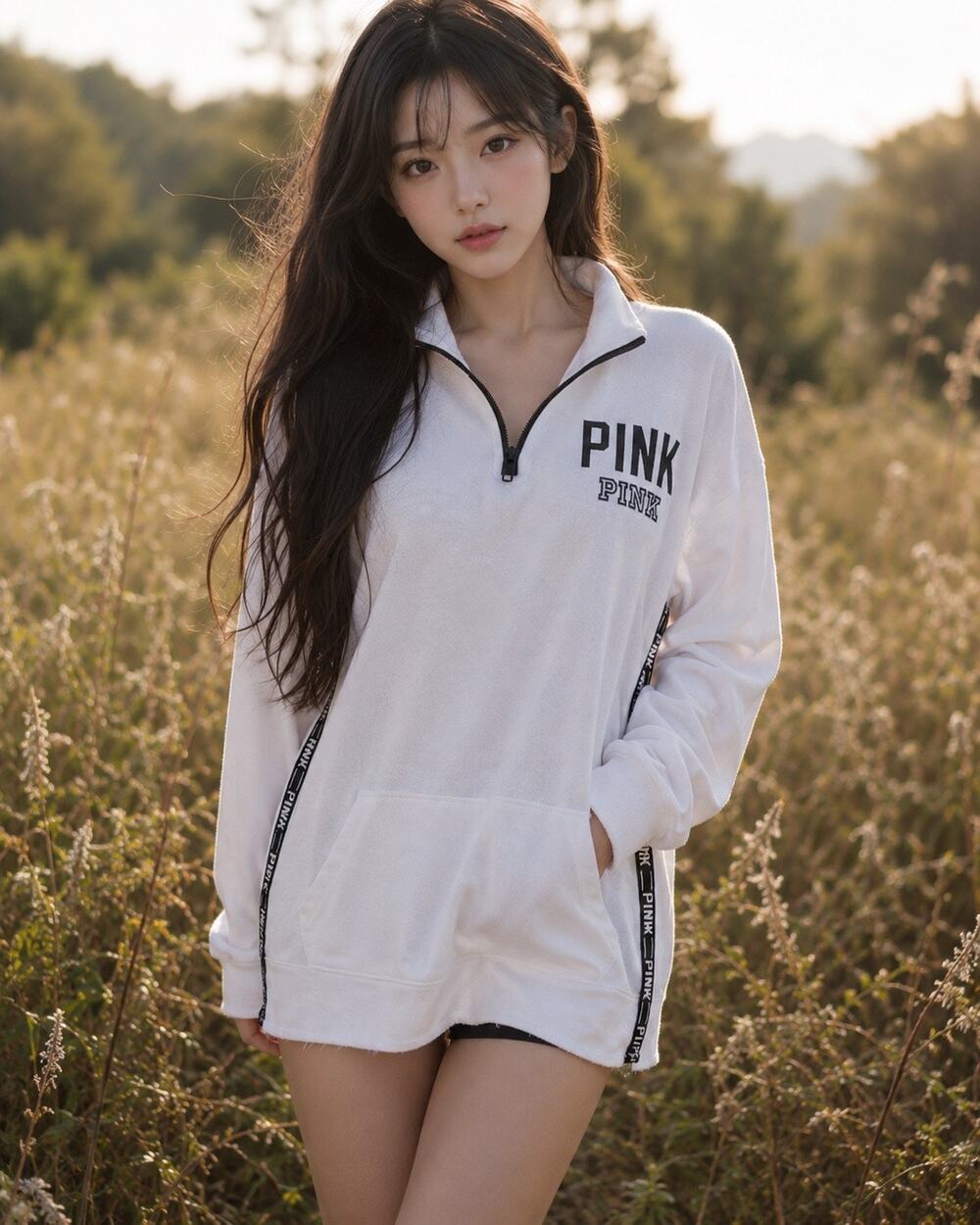 Victoria’s Secret Pink Slow Mornings + Sidewalk Strolls pullover sweatshirt